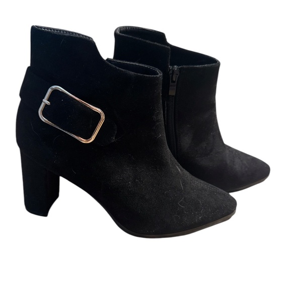 Dress boots suede  size 8 worn once - Picture 2 of 4